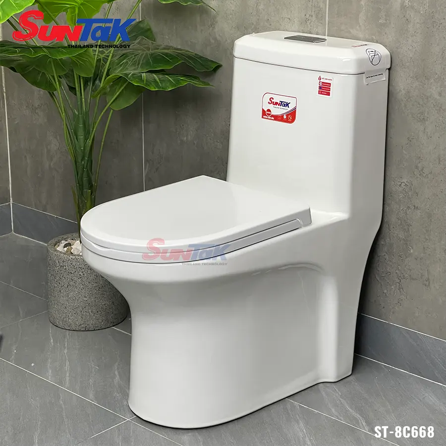Bồn Cầu một Khối Suntak ST-8C668