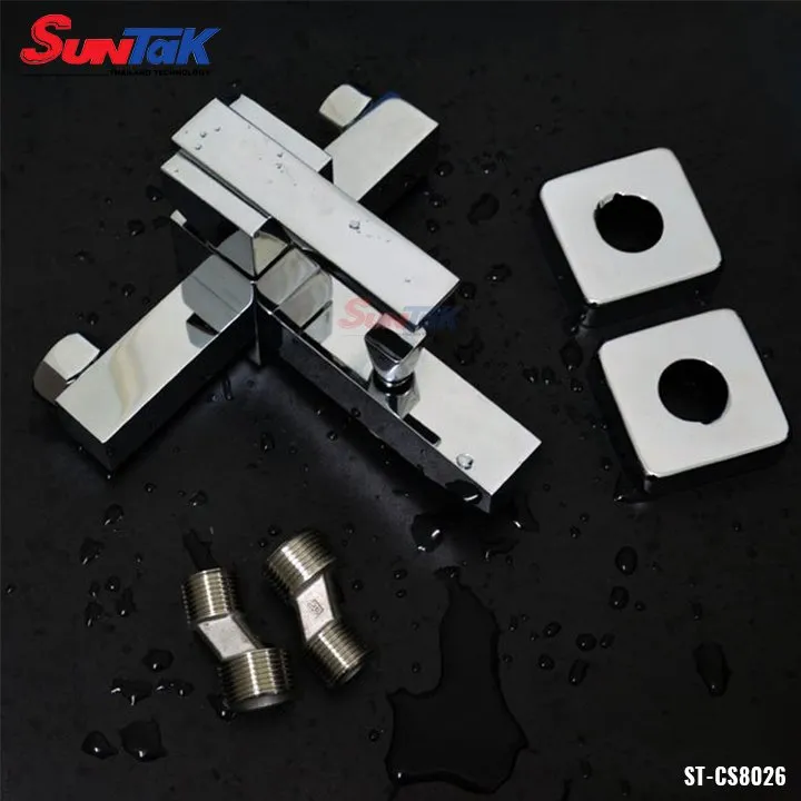 Củ Sen Tắm Nóng Lạnh Vuông Inox 304 Suntak ST-CS8026