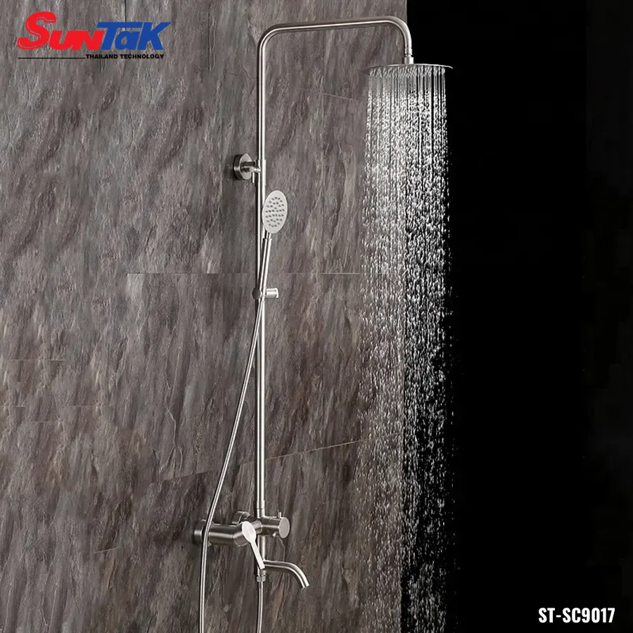 Sen Cây Tắm Đứng Nóng Lạnh Inox Suntak 304 ST-SC9017