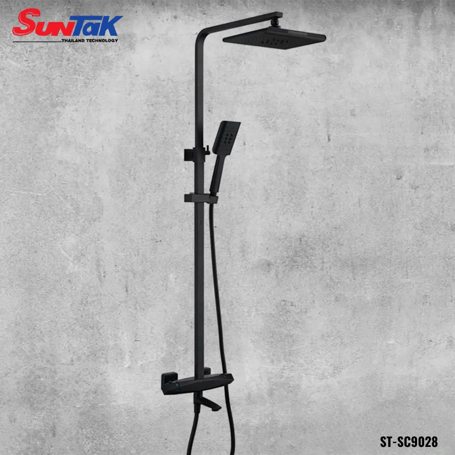Sen Cây Tắm Đứng Nóng Lạnh Màu Đen Suntak ST-SC9028Đ