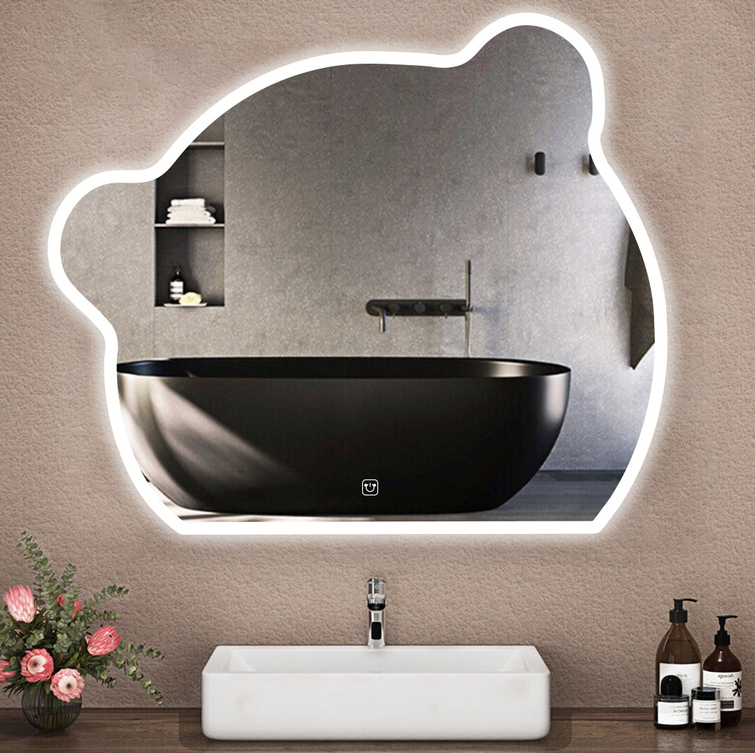 Gương Soi hình gấu Cảm Ứng Đèn LED ST-GL203