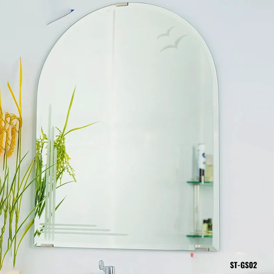 Gương Soi phòng tắm Treo Tường bo tròn cạnh ST-GS02