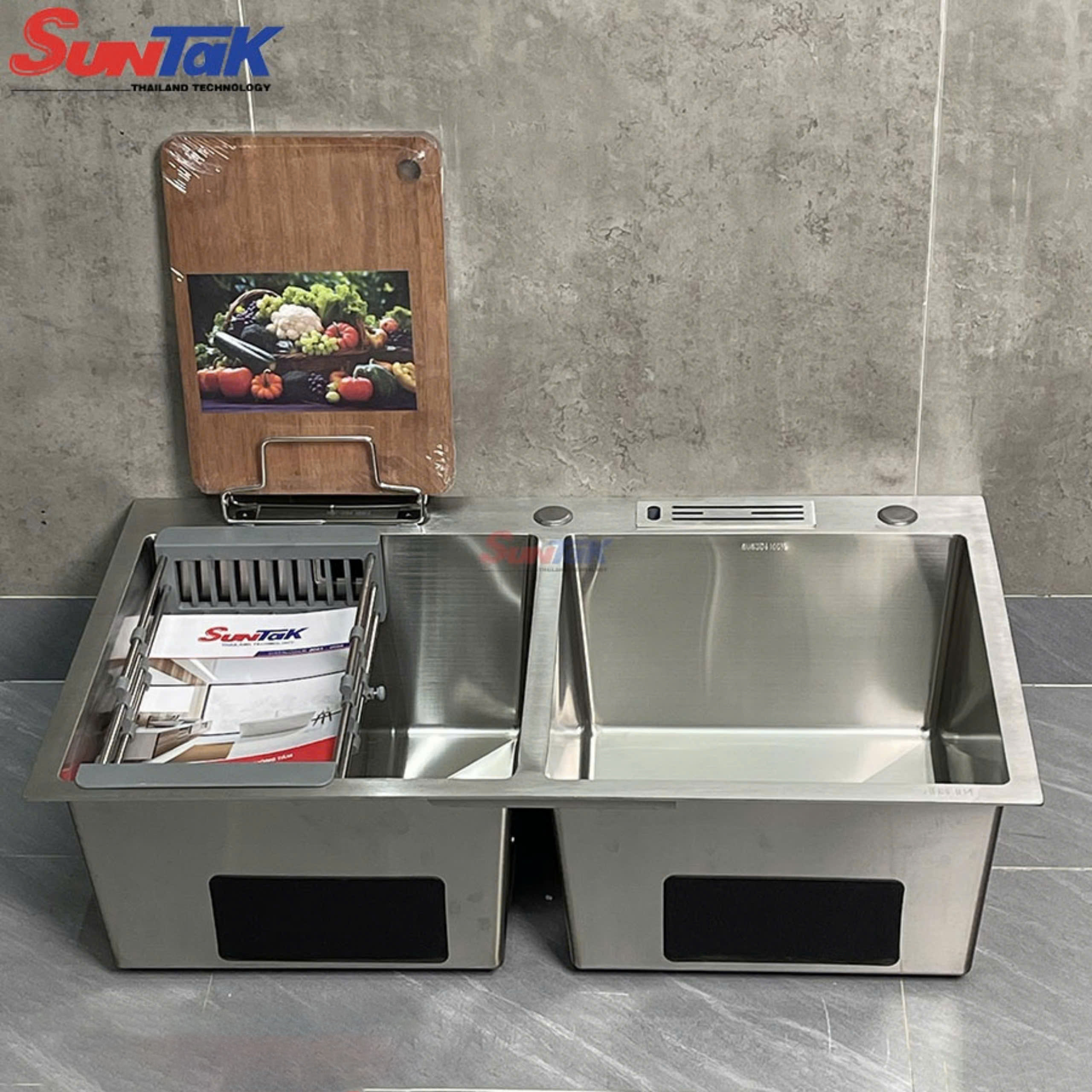 Chậu Rửa Chén 2 Hộc ST-C46KS