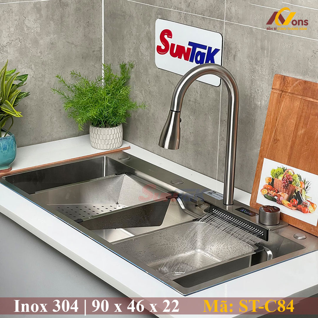Chậu Rửa Chén Thông Minh 1 Hộc ST-C84