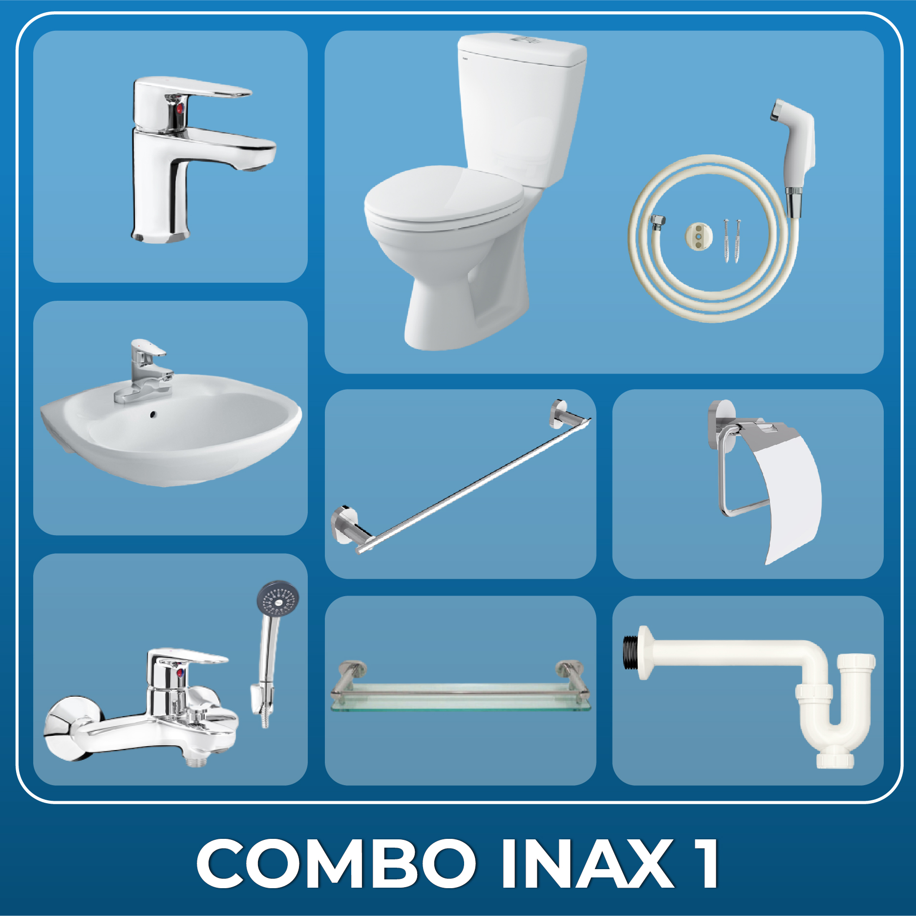 Combo thiết bị vệ sinh Inax và Suntak Combo 01