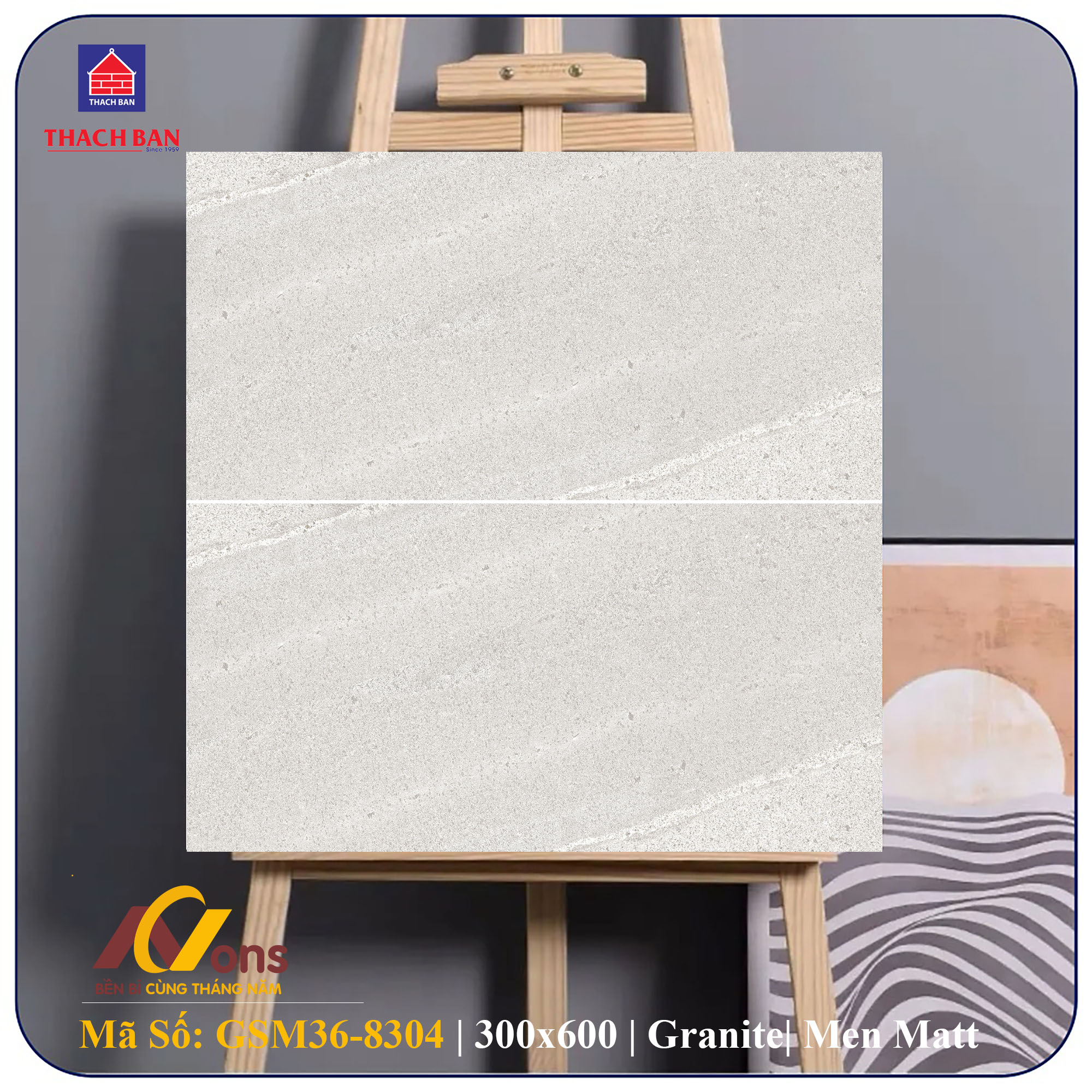 Gạch Ốp Lát 30x60 Thạch bàn GSM36-8304 (Men Matt) gach op latthach ban gsm36 8304 1