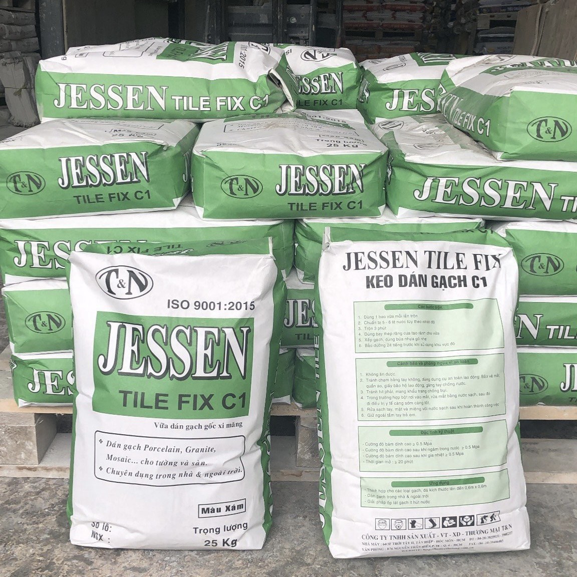 Keo dán gạch Jessen Tile Fix C1