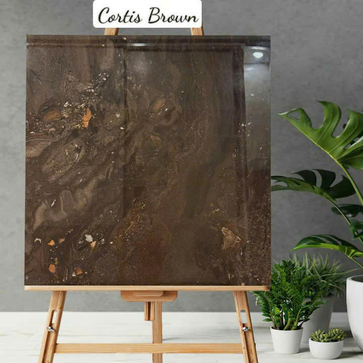 Gạch Ấn Độ NH.K 800x800 GA8801015 (CORTIS BROWN)