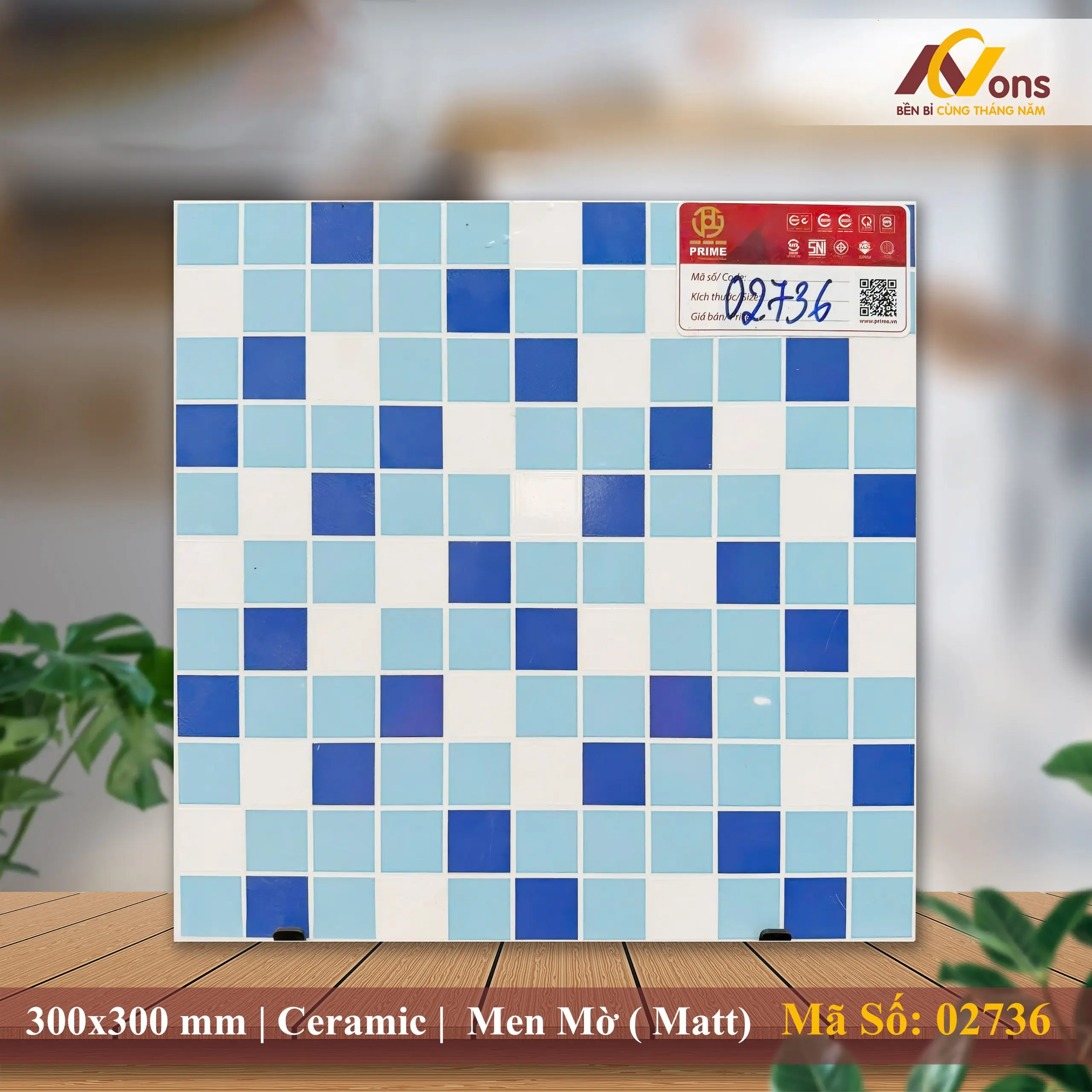 Gạch Ốp Lát 300x300 Prime 02736