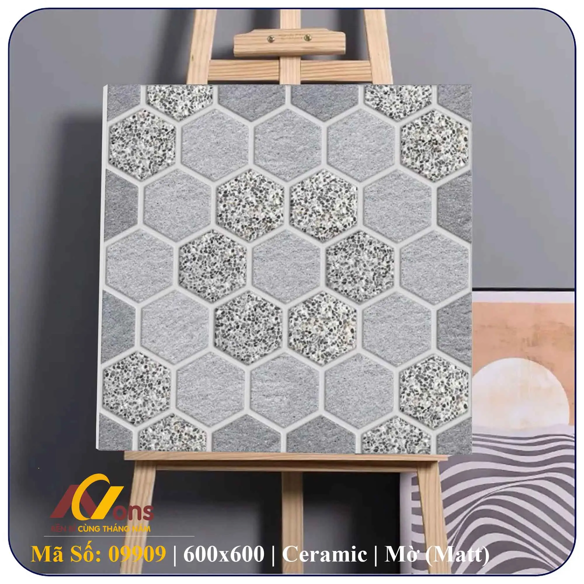 Gạch sân vườn 600×600 Prime 09909