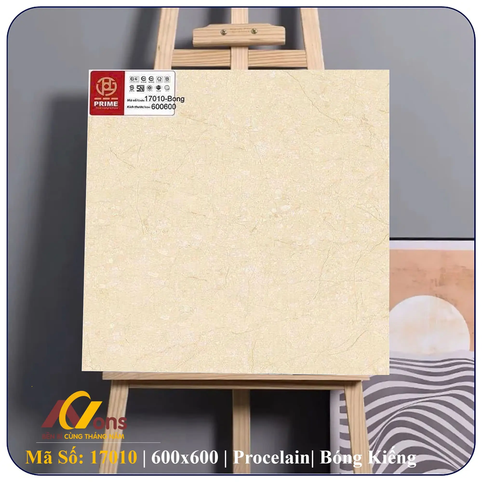 Gạch Ốp Lát 600×600 Prime 17010