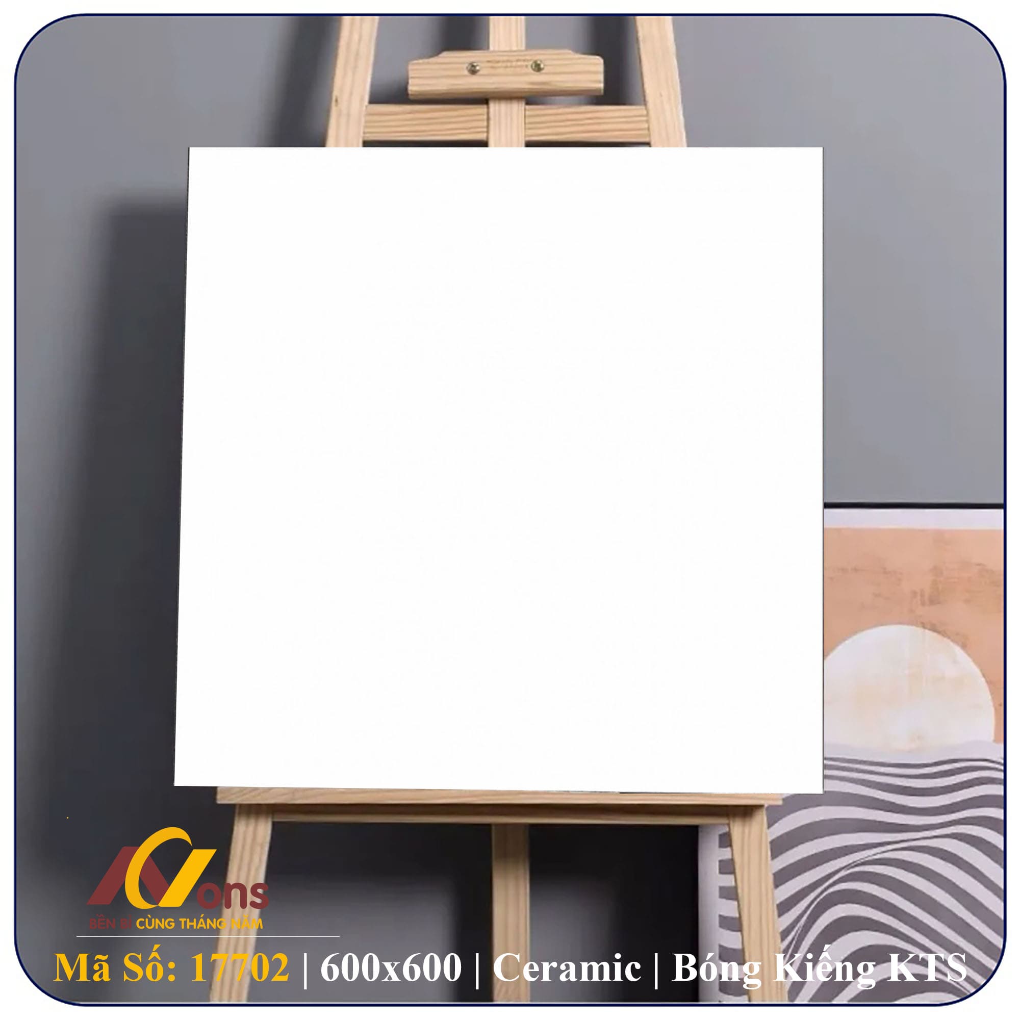 Gạch Lát Nền 600×600 Prime 17702 Men Kỹ Thuật Số | Chính Hãng, Giá Tốt