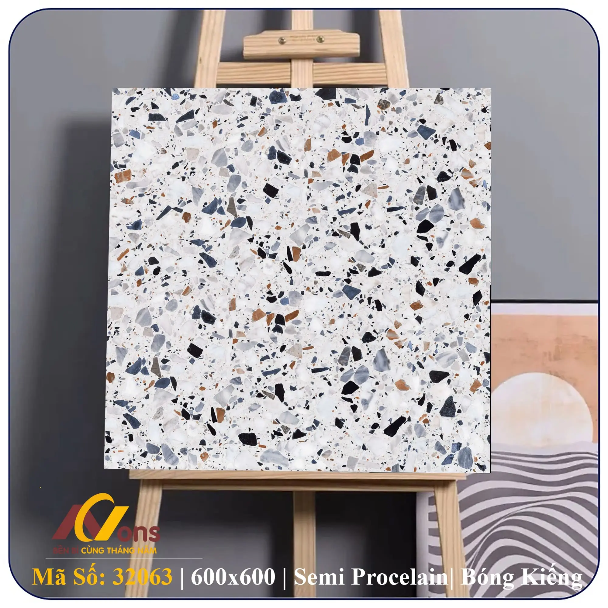Gạch Ốp Lát 600×600 Prime 32063 Porcelain (Xương Đá) | Gạch Prime Chính Hãng Gạch Ốp Lát 600×600 Prime 32063