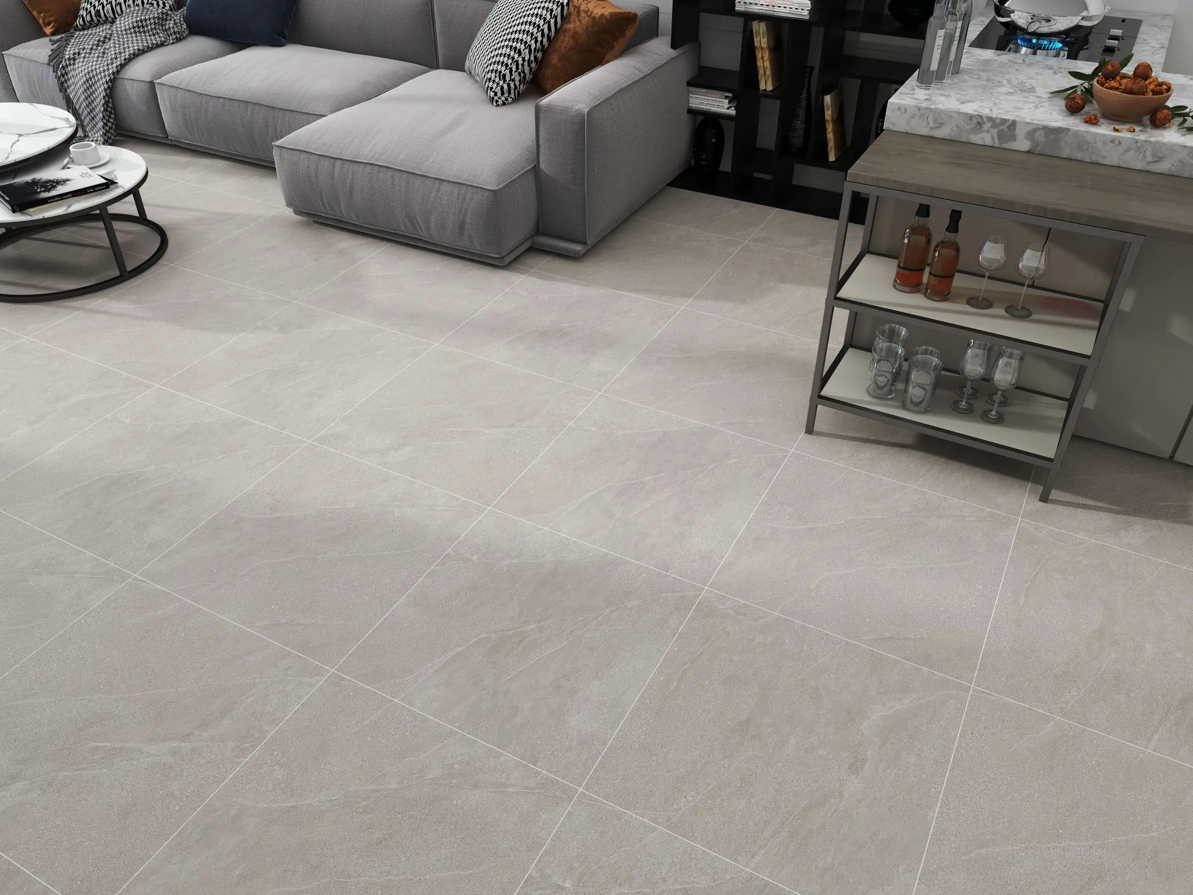 Gạch Ốp Lát 600×600 Prime 09157 Xương Đá Mờ Mịn (Baby Skin) | Gạch Prime Chính Hãng 13.600600.09157 1