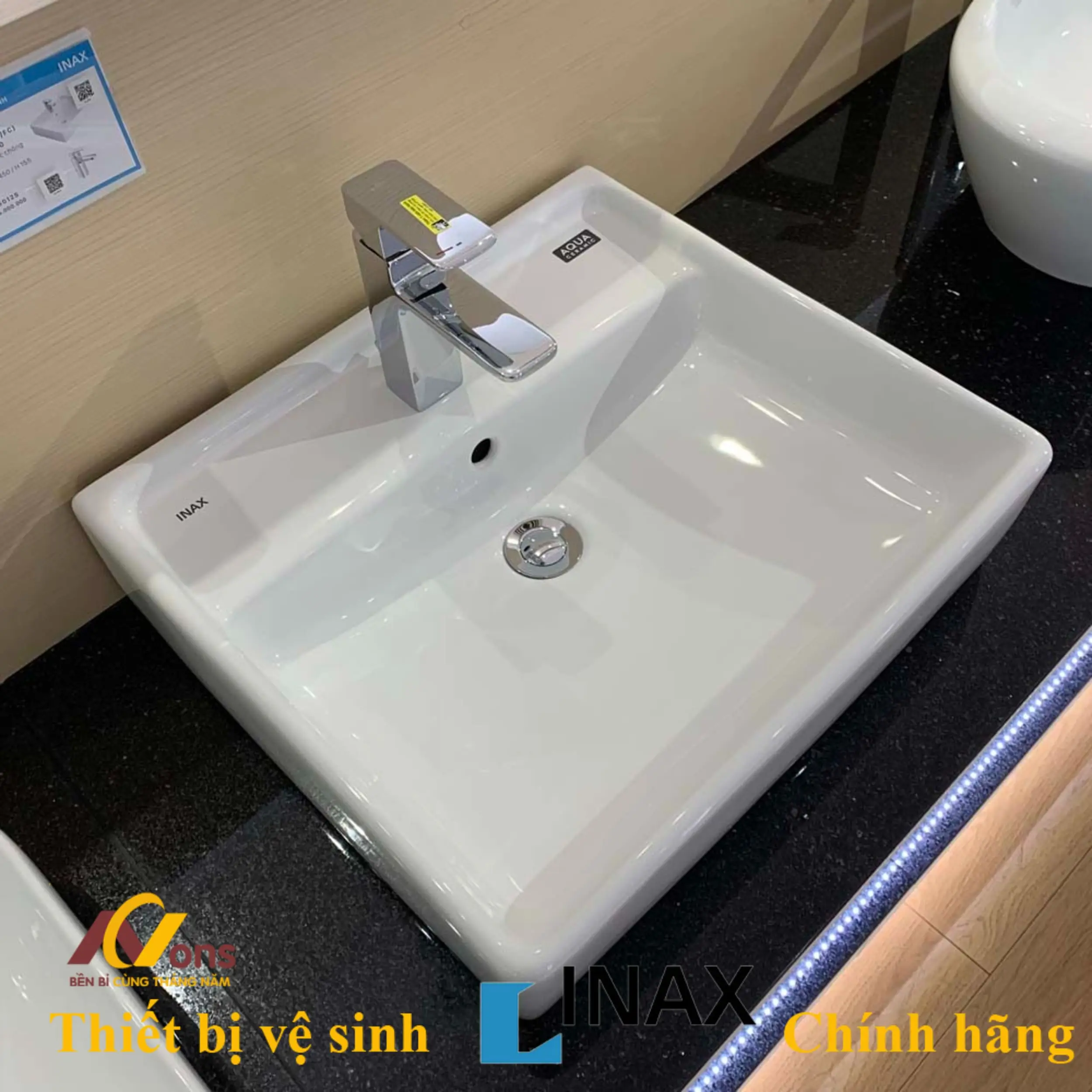 Chậu Lavabo Inax AL-293V (AL293V) Đặt Bàn | Lavabo Inax chính hãng lavabo đặt bàn INAX AL-293V