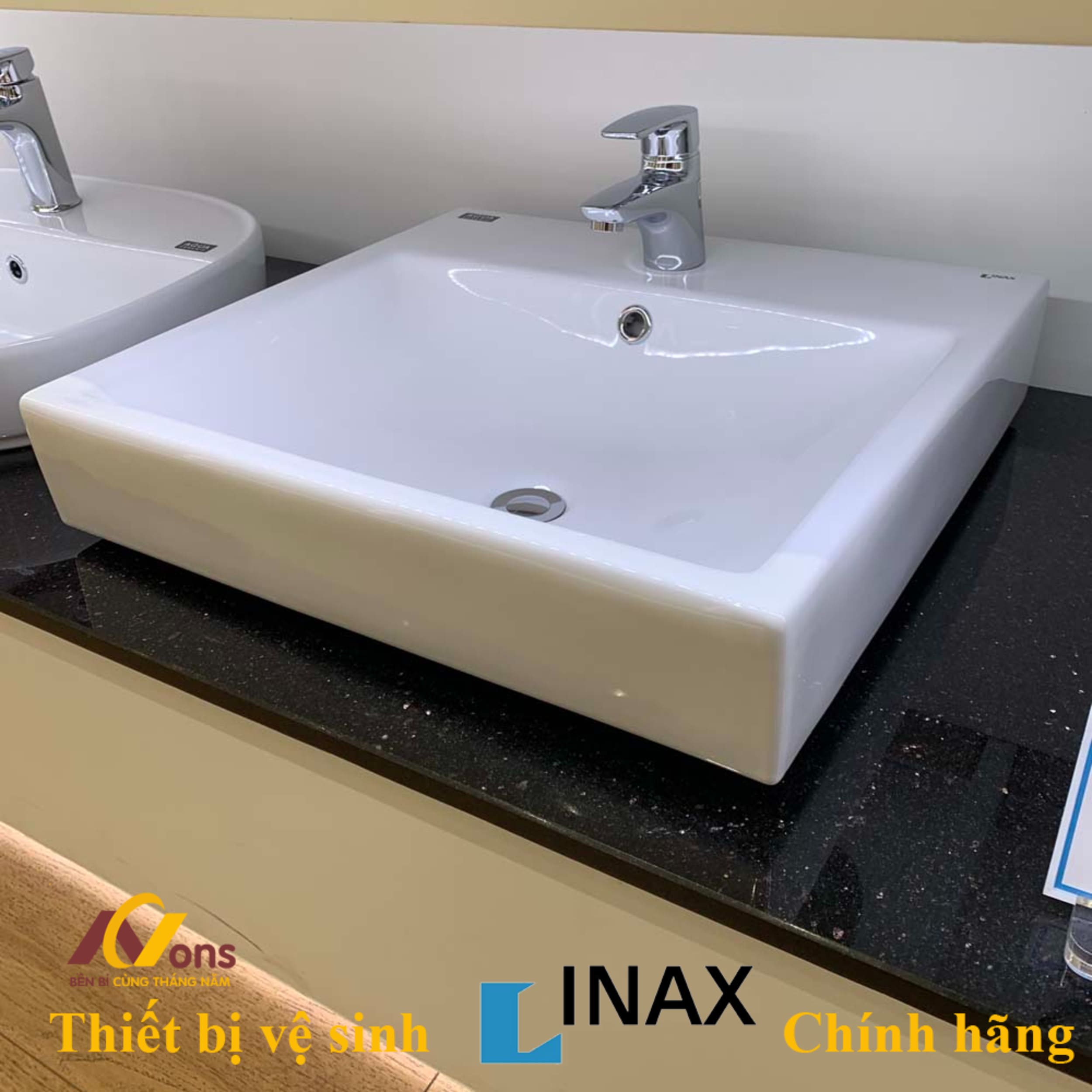 Chậu Lavabo Inax AL-536V (AL536V) Đặt Bàn | Lavabo Inax chính hãng chau lavabo inax al 536v 5