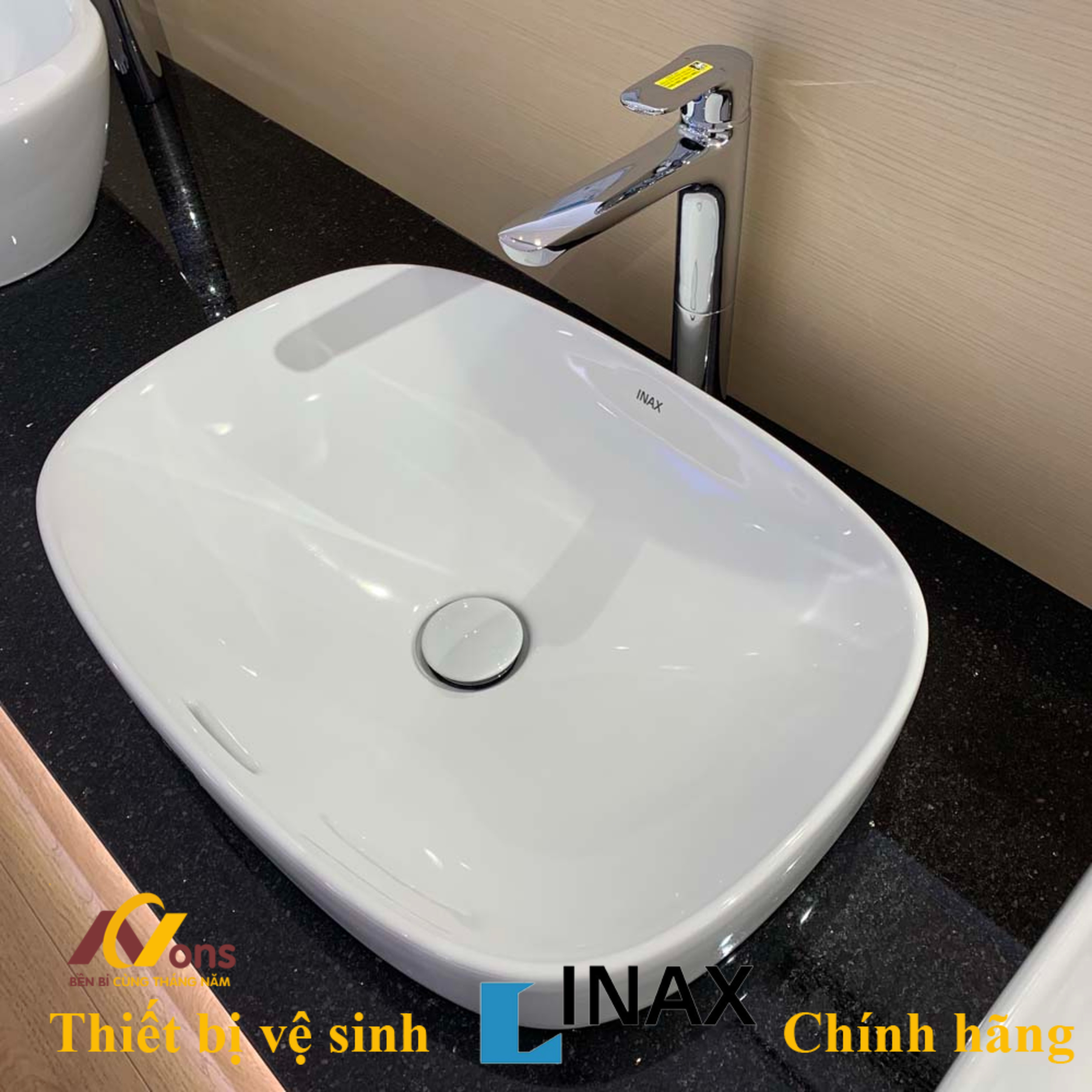 Chậu Lavabo Inax AL-642V (AL642V) Đặt Bàn AquaCeramic chau lavabo inax al 642v 7