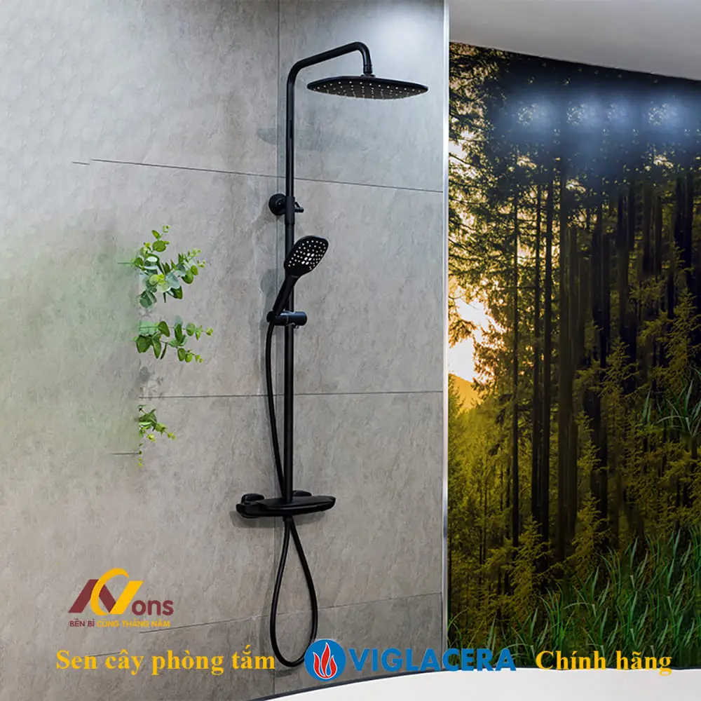 Vòi Sen cây Viglacera P.58.326 Nhiệt Độ | Sen Tắm Viglacera chính hãng
