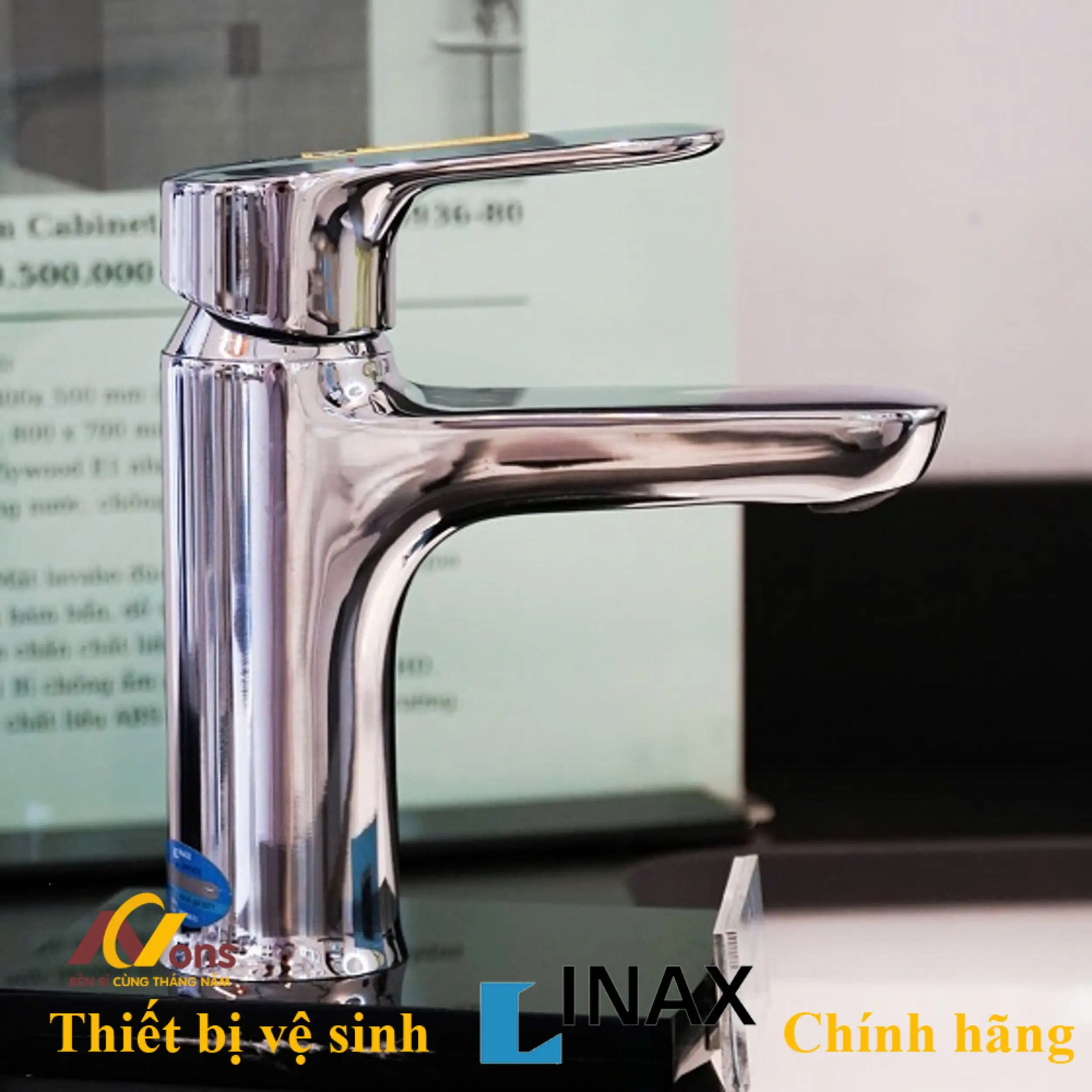 Vòi Lavabo Inax LFV-1402S-R (LFV1402SR) Nóng Lạnh Kèm Trụ Xả Lật Vòi Lavabo Inax LFV-1402S-R (LFV1402SR) Nóng Lạnh Kèm Trụ Xả Lật
